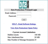 Webmail login