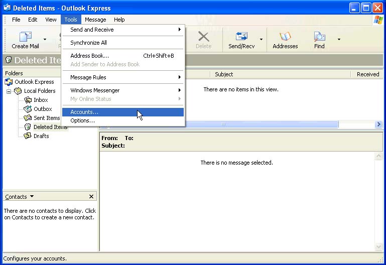 setting up gmail on outlook express windows xp